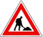 Verkehrsschild Bauarbeiten
